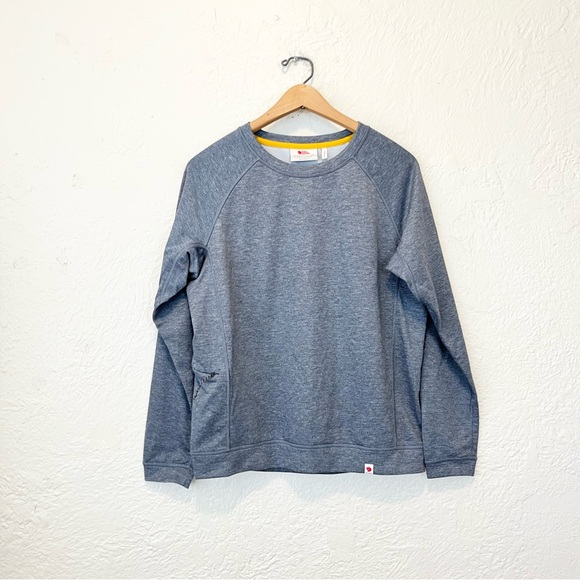 Fjallraven Sweaters - Fjallraven Pullover Top High Coast Light Sweater Gray Medium M